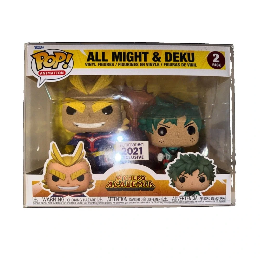 Funko Pop My Hero Academia All Might & Deku 2-Pack Funimation 2021 Exclusive